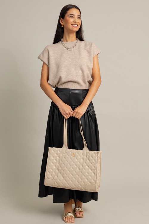 Angelina Sweater, Tan