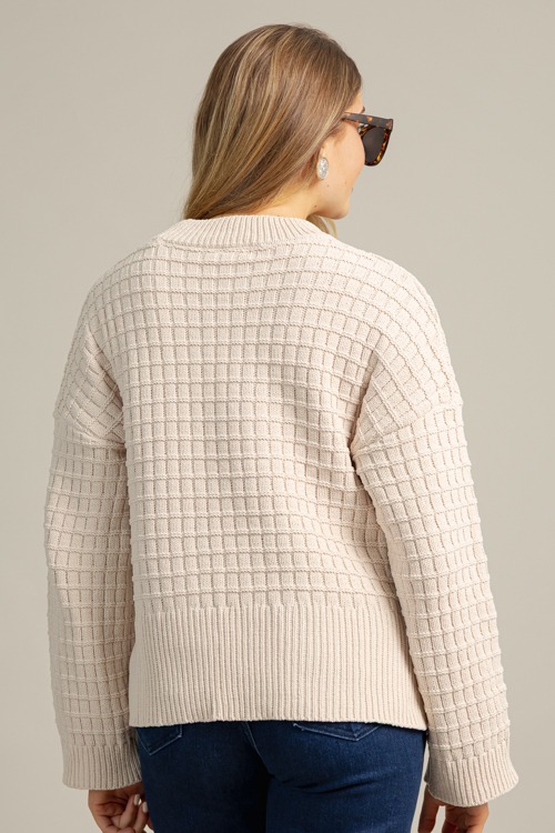 Textured Solid Sweater, Ecru - 1023-12.jpg