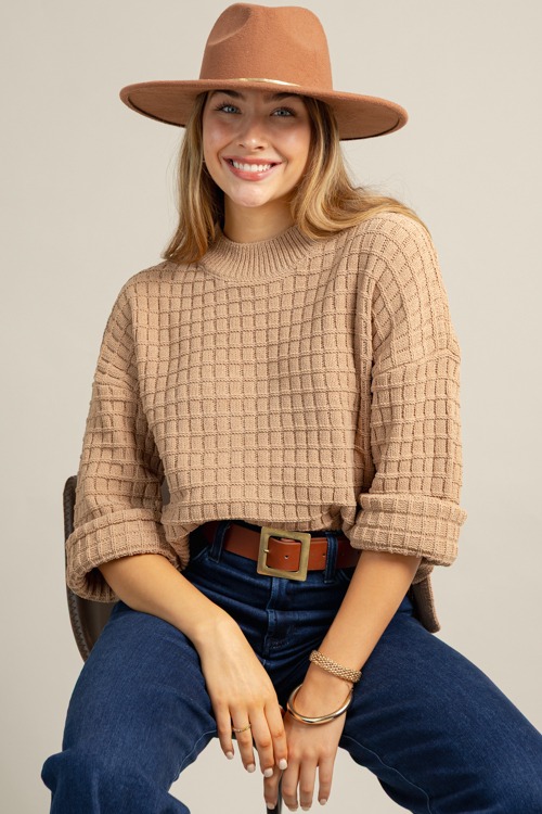 Textured Solid Sweater, Mocha - 1023-38h.jpg