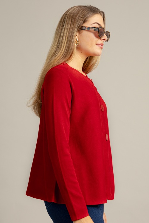 Button Front Cardigan, Red - 1023-4.jpg