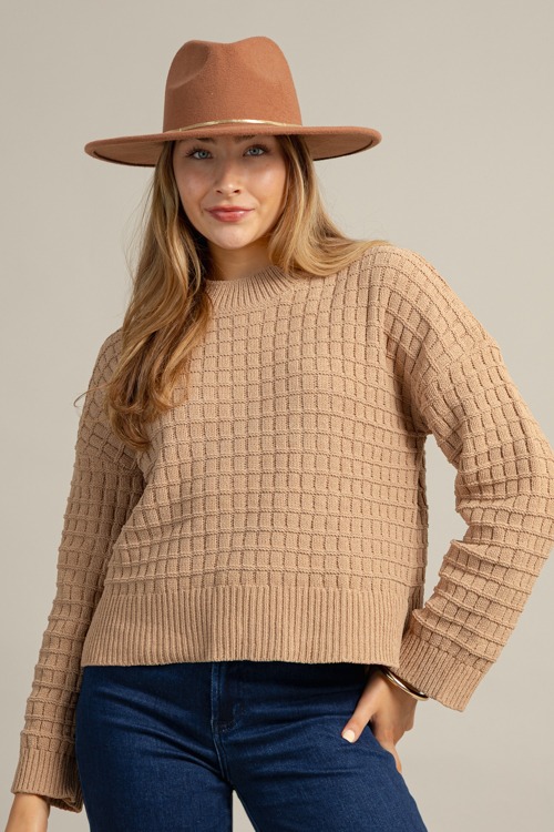 Textured Solid Sweater, Mocha - 1023-40.jpg
