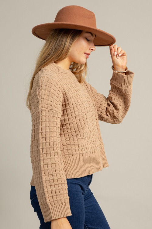 Textured Solid Sweater, Mocha - 1023-41.jpg