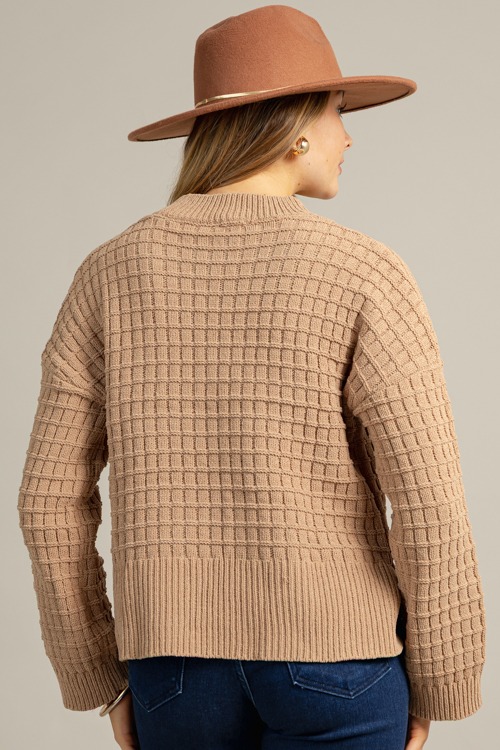 Textured Solid Sweater, Mocha - 1023-42.jpg