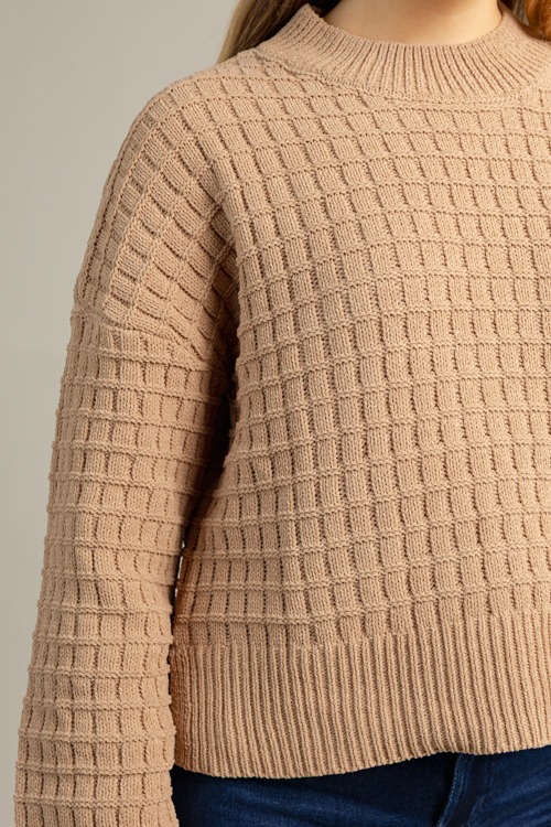 Textured Solid Sweater, Mocha - 1023-43.jpg