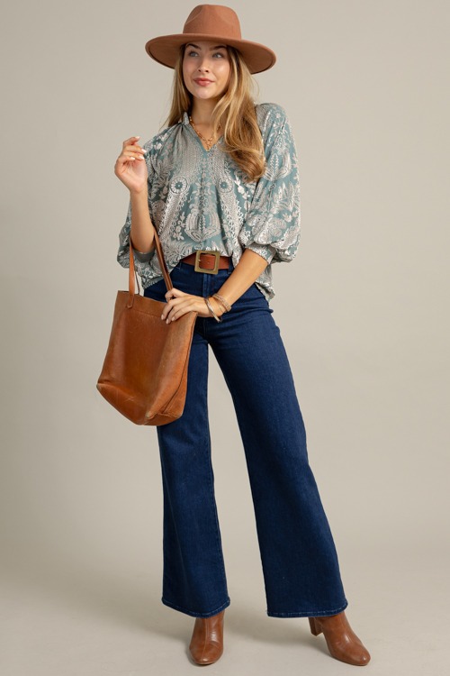 Burnout Velvet Blouse, Sage - 1023-46.jpg