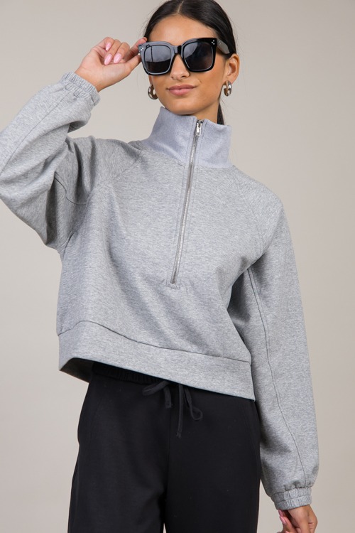 Nellie Zip Pullover, H. Grey - 1023-53.jpg