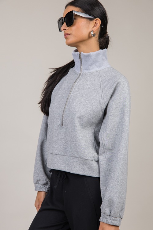 Nellie Zip Pullover, H. Grey - 1023-54.jpg