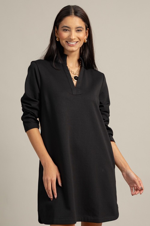 Kiersten Knit Dress, Black