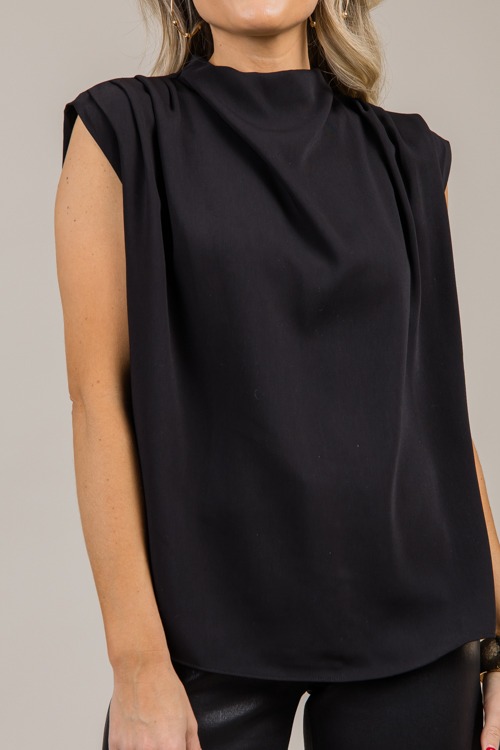 Pleat Shoulder Blouse, Black - 1024-121.jpg