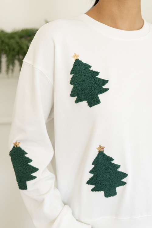 Evergreen Sweatshirt, White/Green - 1024-147h.jpg