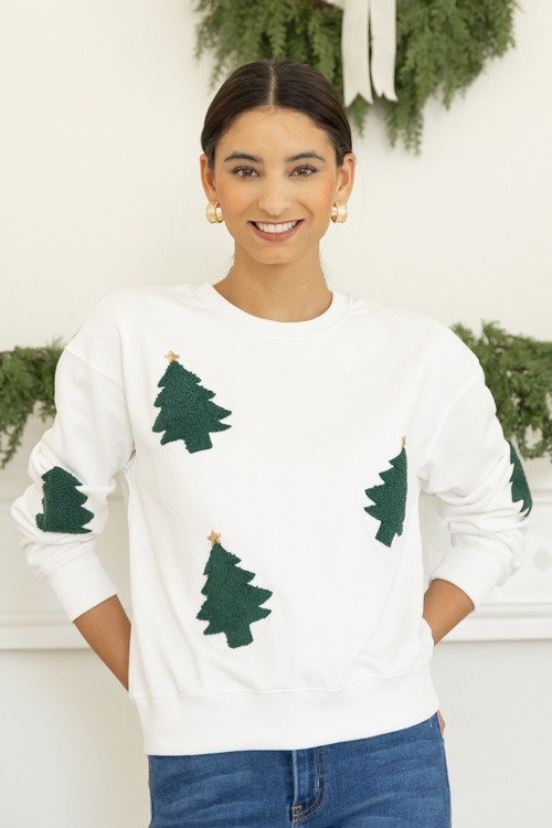 Evergreen Sweatshirt, White/Green - 1024-151.jpg