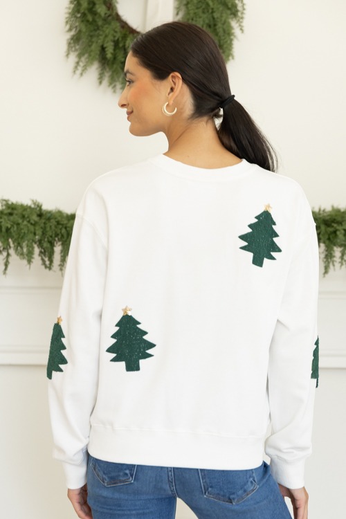 Evergreen Sweatshirt, White/Green - 1024-152.jpg