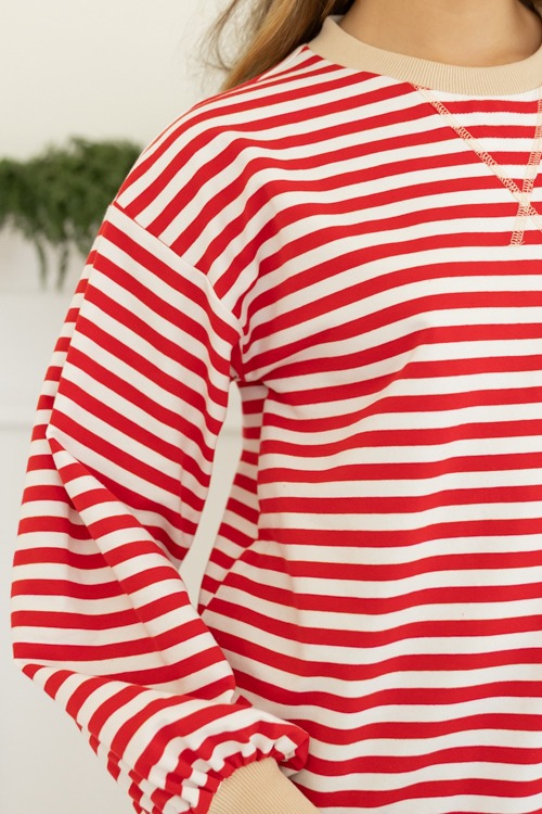 Avery Stripe Sweatshirt, Red/Off White - 1024-167.jpg