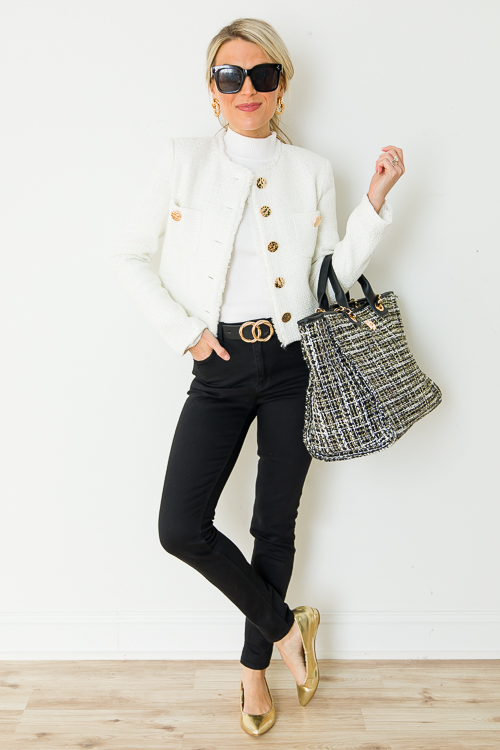 Stacy Tweed Jacket, White