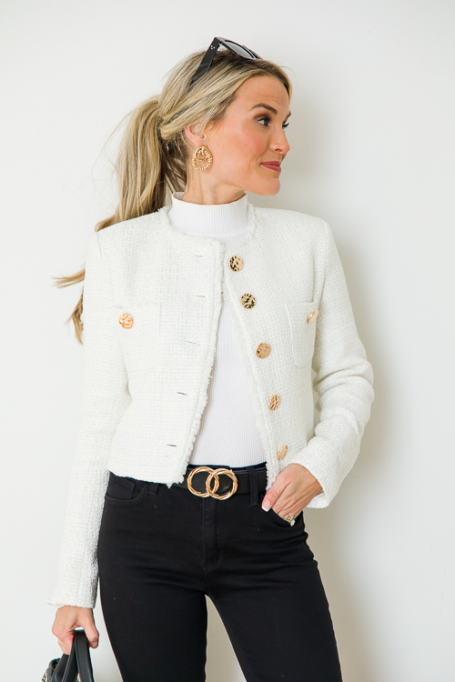 Stacy Tweed Jacket, White