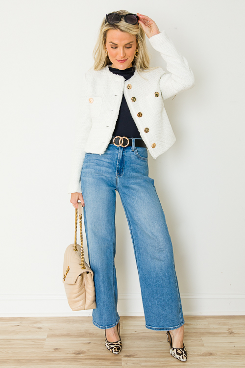 Stacy Tweed Jacket, White