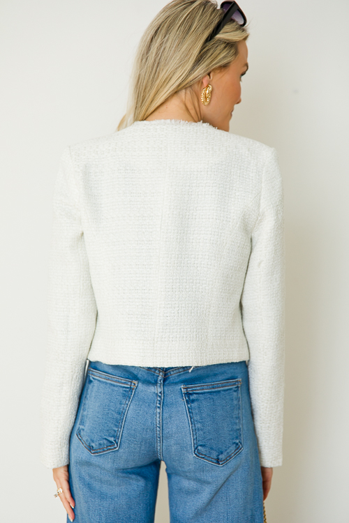 Stacy Tweed Jacket, White