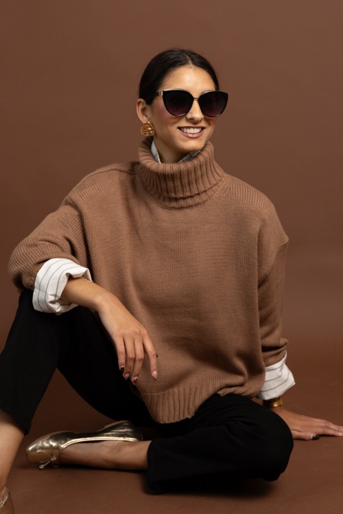 Amelia Turtleneck, Mocha