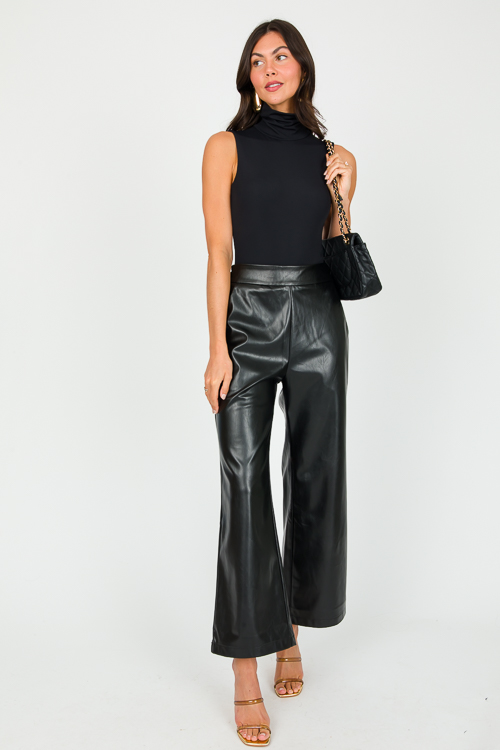Turtleneck SL Bodysuit, Black