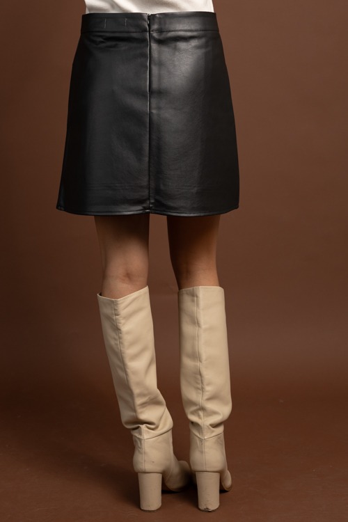 Leather Pocket Skirt, Black - 1027-72.jpg