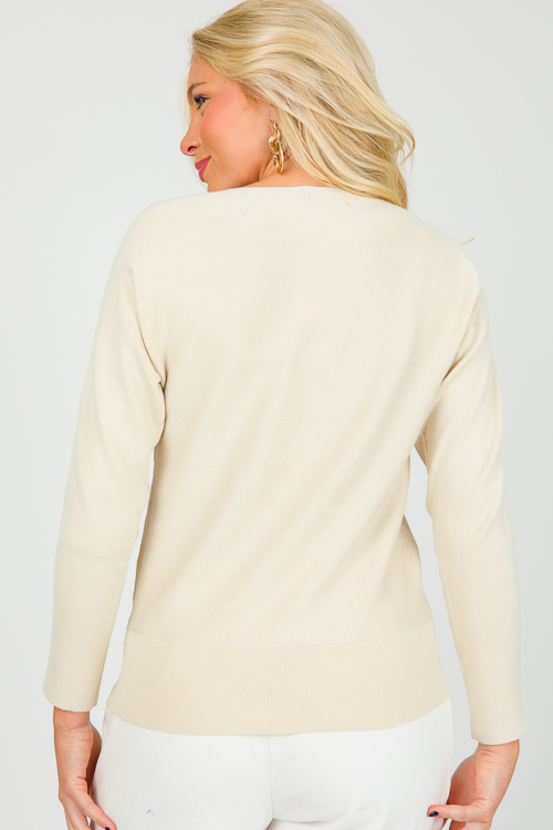 Sloan Dolman Sweater, Vanilla