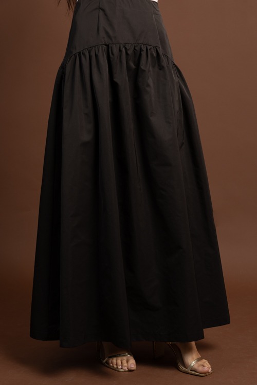 Fit and Flare Maxi Skirt, Black - 1028-102.jpg