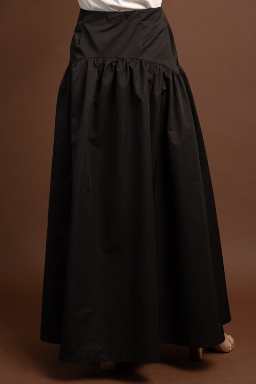 Fit and Flare Maxi Skirt, Black - 1028-103.jpg