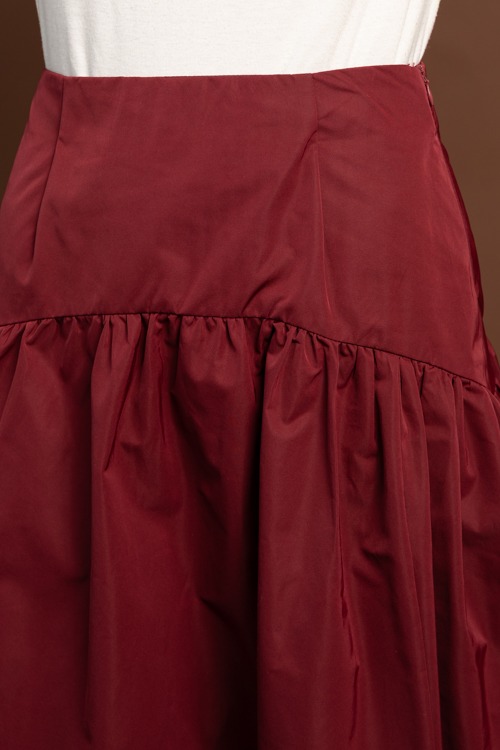 Fit and Flare Maxi Skirt, Wine - 1028-118.jpg