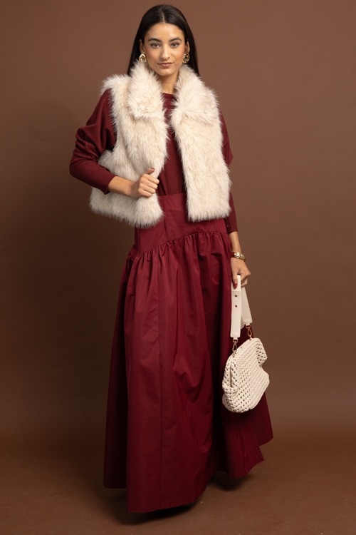 Fit and Flare Maxi Skirt, Wine - 1028-119.jpg