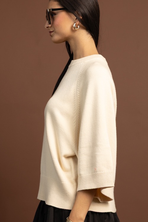 Lena Solid Sweater, Cream - 1028-127.jpg
