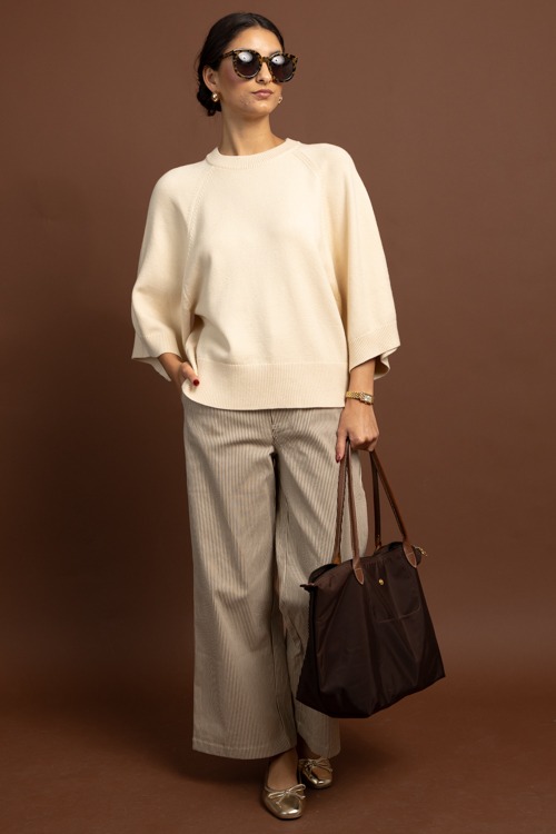 Lena Solid Sweater, Cream - 1028-135.jpg