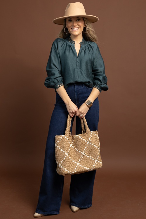 Forever Yours Blouse, Dark Teal - 1028-140.jpg