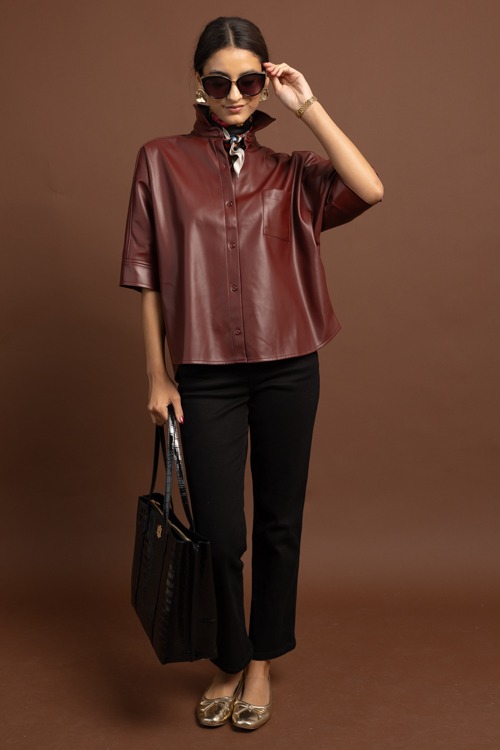 Leather Dolman Shirt, Burgundy - 1028-156h.jpg