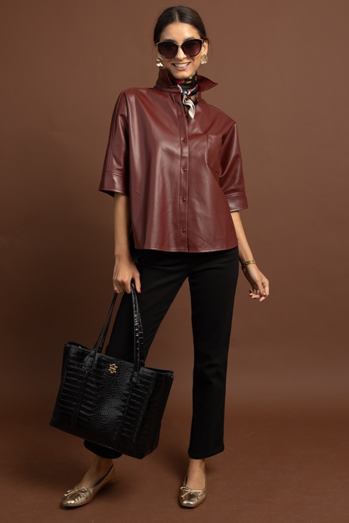 Leather Dolman Shirt, Burgundy - 1028-158.jpg