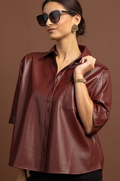 Leather Dolman Shirt, Burgundy - 1028-160.jpg