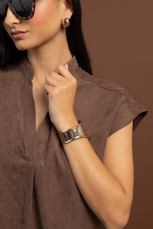 Drop Shoulder Blouse, Chocolate - 1028-73.jpg