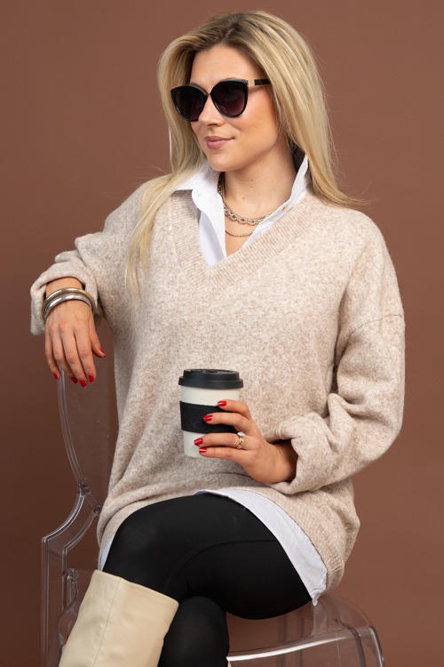 Lonnie V-Neck Sweater, Lt Taupe - 1029-59h.jpg