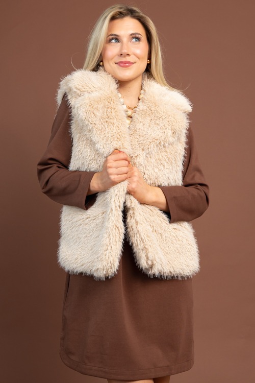 Marble Bead Necklace, Beige - 1029-7.jpg