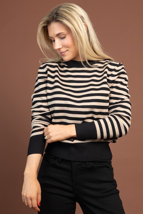 Drew Striped Sweater, Black Taupe - 1029-86.jpg