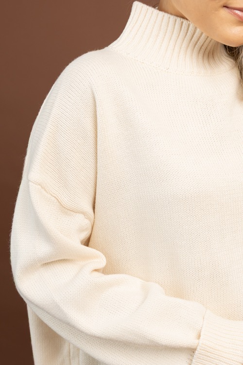 Mock Neck Tunic Sweater, Cream - 1030-10.jpg