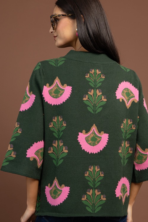 Floral Pattern Sweater, Hunter - 1030-104.jpg