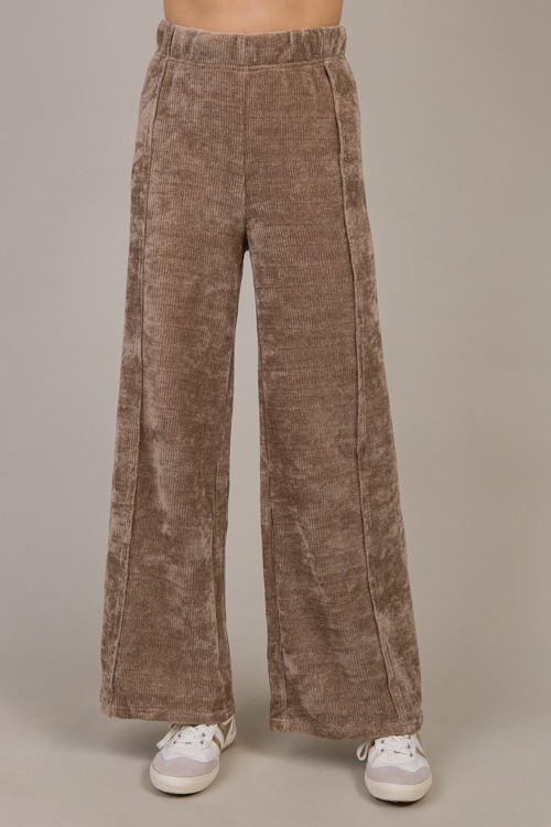 Beck Chenille Pants, Mocha