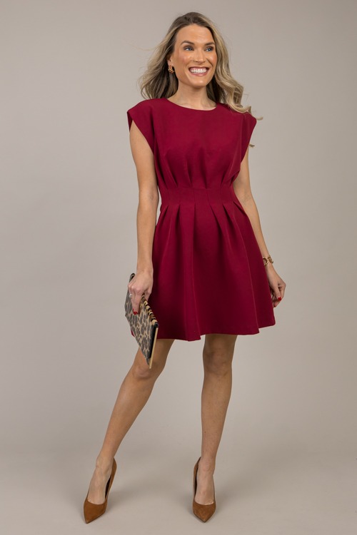 Such Flattery Dress, Burgundy - 1030-169.jpg