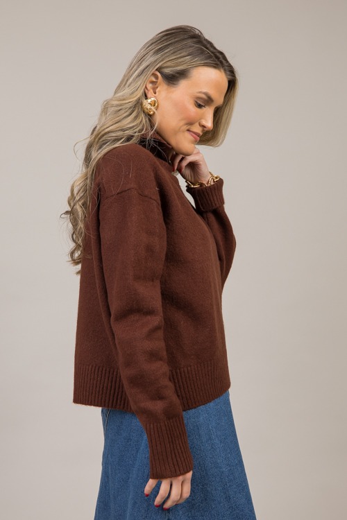 Kyla Mock Neck Sweater, Brown - 1030-190h.jpg