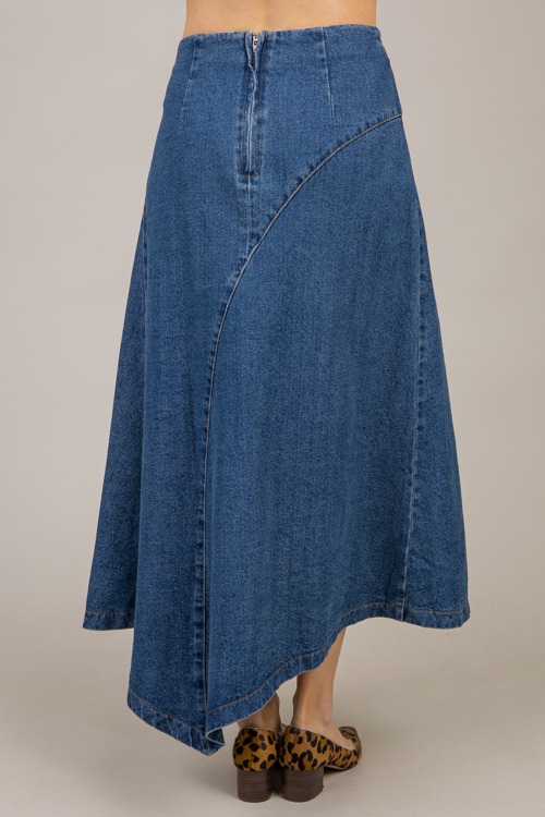 Seam Detail Denim Midi Skirt - 1030-194.jpg