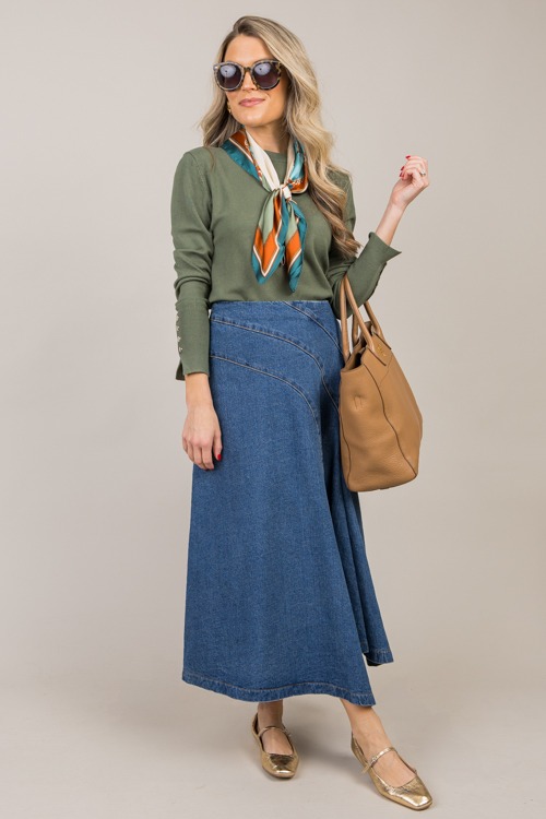 Seam Detail Denim Midi Skirt - 1030-195.jpg