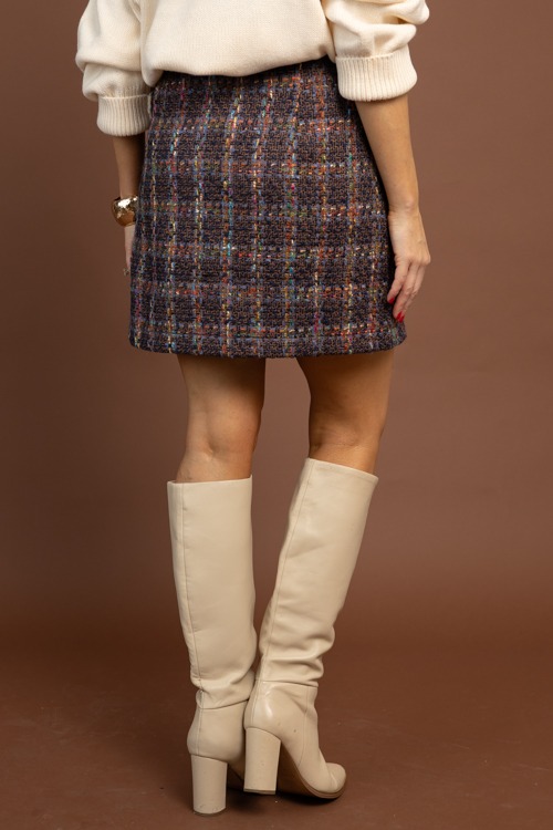 Tweed Pocket Skirt, Navy Multi - 1030-35.jpg
