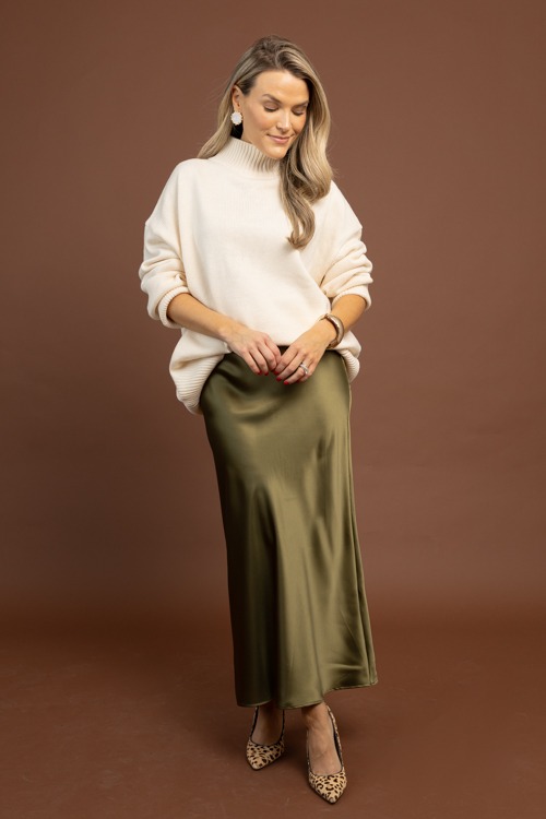 Olive Satin Maxi Skirt - 1030-44h.jpg