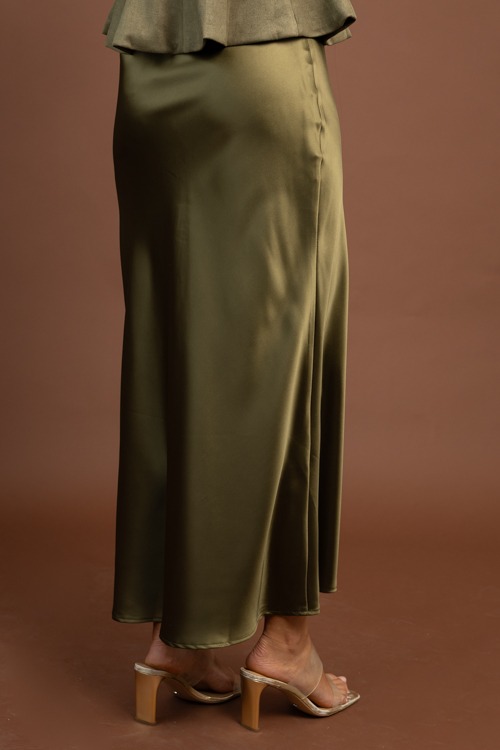 Olive Satin Maxi Skirt - 1030-47.jpg