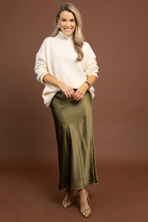 Olive Satin Maxi Skirt - 1030-7.jpg